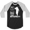 eat sleep battlefield 4, funny 3/4 Sleeve Shirt