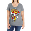 true love pizza 2 Ladies Curvy T-Shirt