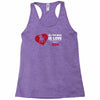 love and a dog life Racerback Tank