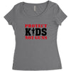 Protect Kids Not Guns Women's Triblend Scoop T-shirt