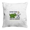 bring back dinosaurs Throw Pillow