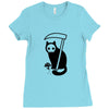 grim kitty Ladies Fitted T-Shirt