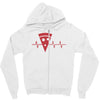 pizza is life Zipper Hoodie