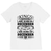 Real Kings Are Born On December 4 V-Neck Tee
