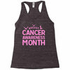breast cancer awareness month Racerback Tank