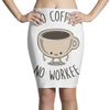 no coffee no workee Pencil Skirts
