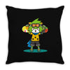 rufu the skaterwolf Throw Pillow