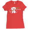 panda Ladies Fitted T-Shirt