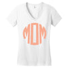mom 2 Women's V-Neck T-Shirt