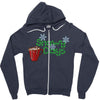 snowy days Zipper Hoodie