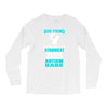 god found autism dad Long Sleeve Shirts