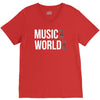 music on world off V-Neck Tee