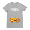 Waiting for Player 3 Gamer Ladies Fitted T-Shirt