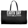 earth day t-shirt Weekender Totes