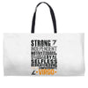 Strong Independent Motivated Virgo Weekender Totes