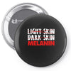 team melanin1 Pin-back button