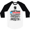 Donald trump The D Is Missing 3/4 Sleeve Shirt