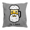 beerd Throw Pillow