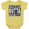 straight outta tilted towers Baby Bodysuit