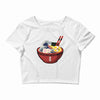 great wave ramen Crop Top
