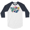 nasty woman vs trump 3/4 Sleeve Shirt