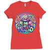 psycho cat Ladies Fitted T-Shirt