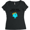 little miss smarty pants Women's Triblend Scoop T-shirt