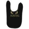 i'd rather be hunting deer antlers ammo hunt gear merica cool Baby Bibs