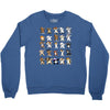 dabbing animals Crewneck Sweatshirt