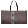 beard length chart funny professor grandpa mustache humor Weekender Totes