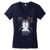all play and no work Women's V-Neck T-Shirt