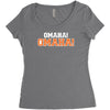 omaha omaha Women's Triblend Scoop T-shirt