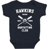 hawkins babysitting club indiana mike dustin eleven demogorgon strange Baby Bodysuit