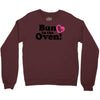 Bun in the Oven with Heart Baby Girl Crewneck Sweatshirt