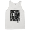 kiss me i'm irish or drunk or whatever t shirt st patricks day funny t Tank Top