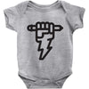 pencil lightning Baby Onesie