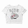 ride and fly high Crop Top