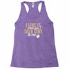 talk dirt to me Racerback Tank