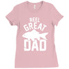 reel great dad Ladies Fitted T-Shirt