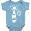 geek pocket protector tie Baby Onesie