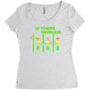 dj volume,funny Women's Triblend Scoop T-shirt