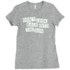 don't look back into the sun Ladies Fitted T-Shirt
