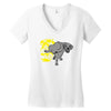 make your mark dog Women's V-Neck T-Shirt
