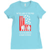 if the land of the free Ladies Fitted T-Shirt