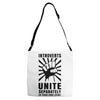 introverts Unite Separately in Your Own Homes Adjustable Strap Totes