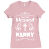 I Am One Blessed Nanny Ladies Fitted T-Shirt