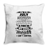 I Am A July Women Throw Pillow