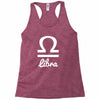 libra zodiac Racerback Tank