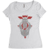 fullmetal stencil Women's Triblend Scoop T-shirt