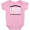 i rock the house Baby Onesie